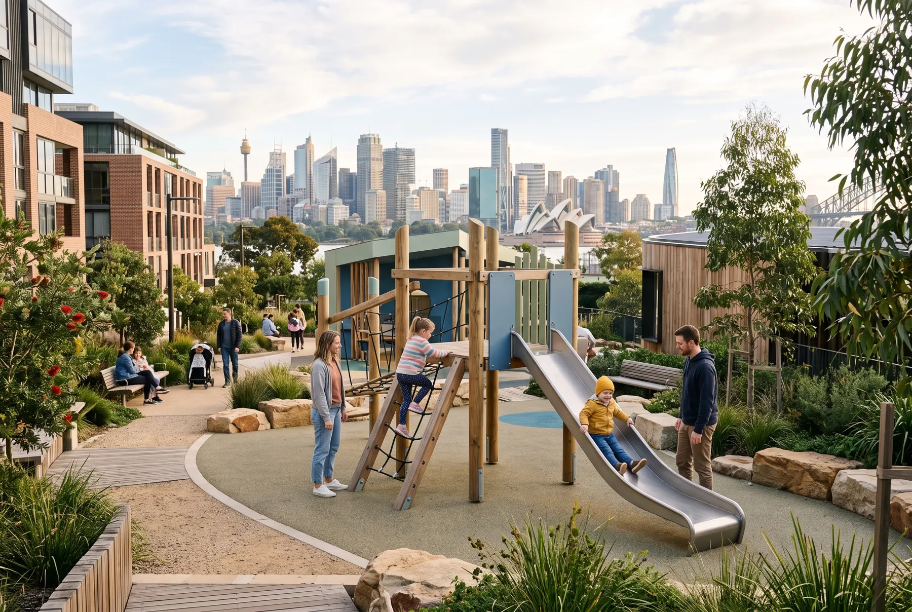Indicative community space near the Dynon corridor